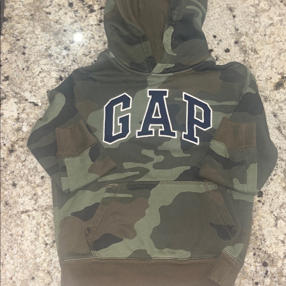 GAP Kids Camouflage Hoodie with Logo